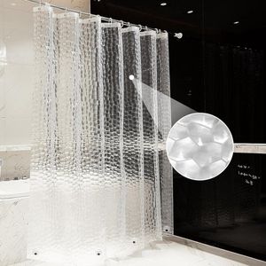 Douchegordijn 3D Waterdicht - Anti Schimmel - 1 stuk - 180x200 cm - Semi-transparant - EVA