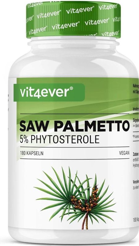 Zegepalm-extract - 180 Capsules - Hooggedoseerd - 500 mg Extract - Veganistisch