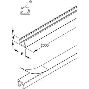 Silkline Facet 10mm links/rechts  Spiegel