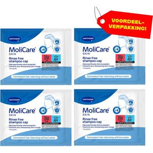4x MoliCare Skin Shampoo Cap - Voordeelverpakking!