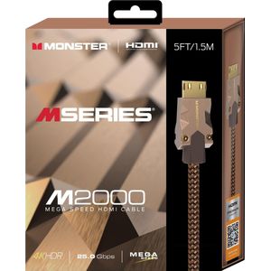 Monster M series M2 UHD High Speed HDMI Kabel - Ethernet - 25Gbps - 1,5m