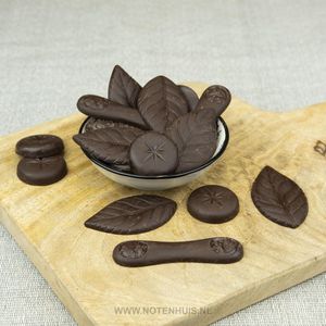 Minuz! Chocolade - suikervrije chocolaatjes - puur - 200 gram