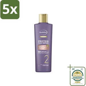 5 x Andrélon – Conditioner – Pro Care Protein Plex Repair – 250 ml - Grootverpakking - Herstel Haar - Beschadigd Haar - Proteïne - Bond Plex Technologie - Haarverzorging
