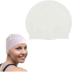Siliconen badmuts - zwart | Unisex - heren en dames | Elastisch en duurzaam | Zwemmen en waterpolo