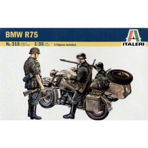 Bmw R75 With Sidecar - Scale 1/35 - Italeri - ITA-0315