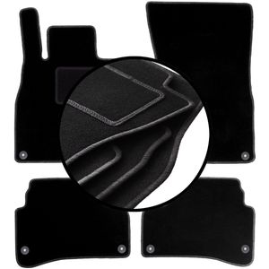 Complete set veloursmatten voor: Mercedes S W222 sedan (2013-2020)