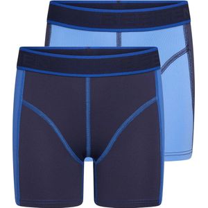 Beeren 2-Pck Mix&Match J. Boxer Mix Blauw/D.Blauw 122/128