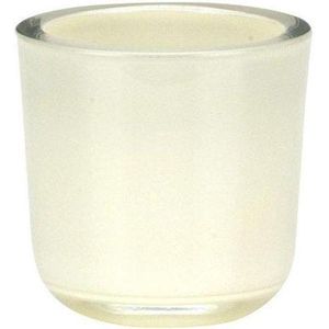 Cooperglas 75/75 glas Gebroken Wit (per 8 stuks)