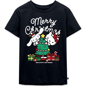 Hello Kitty En Cinnamoroll Kerstontwerp Premium T Shirt Kinderen