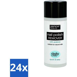 24 x Sence - Met Aceton - Nagellakremover - Krachtig - 200 ml - Nagellakremover - Aceton Nagellak - Nagellak Verwijderen - Nagellak Remover - Nagelverzorging