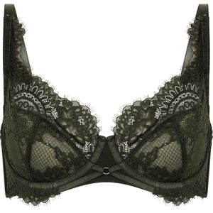 Hunkemöller Dames Lingerie Niet-voorgevormde beugel bh Amara - Groen - maat B70