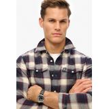 Superdry - Merchant - Linnen Geruit Overhemd - Lange Mouwen