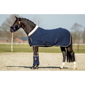 HB Showtime Blue Moon Showdeken - maat 125/165 - navy/orange