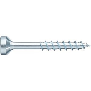 Wurth - ASSY 4 WW CSMR staal verz. DD verzonk. freesk. RW - ASSY® 4 WW CSMR 60 houtbouwschroef Staal verzinkt deeldraad verzonken freeskop - x 100 st - Interne aandrijving RW40