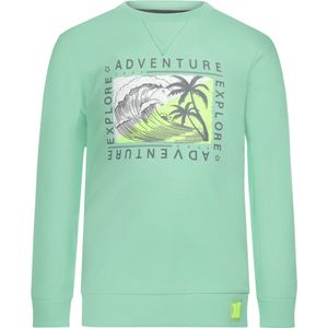 DJ Dutchjeans - Trui - Bright - Green - Adventure - Maat 140