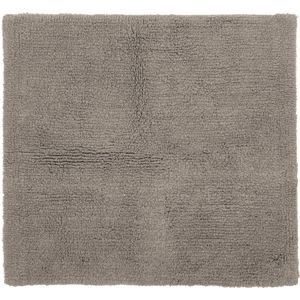 Tiseco Home Studio - Badmat RIVA - - SET/2 - 100% katoen - antislip - Vierkant - 60x60 cm - Taupe