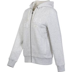 SoulCal Sweater met Terry voering, rits en capuchon - Vest - Dames - Lichtgrijs - maat XXL (18)