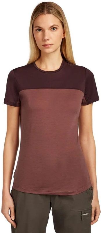 Icebreaker Womens Cool-Lite Sphere III S/S Tee CB Merinoshirt (Dames |bruin)