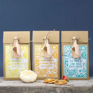 Pak van 500 g badzout - citroen, gember en sinaasappel