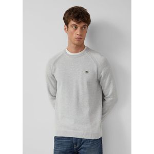 s.Oliver - Gebreide Trui - Katoen - Ronde Hals - Raglanmouwen