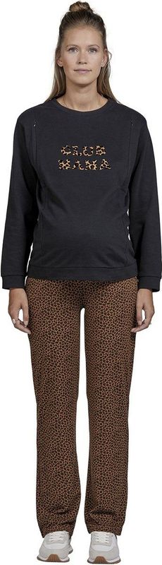 Vertbaudet - Wijde Zwangerschapsbroek - Luipaardprint - Comfortabele Stof