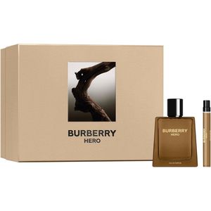 Burberry Hero Giftset - 100 ml eau de parfum spray + 10 ml eau de parfum spray - cadeauset voor heren