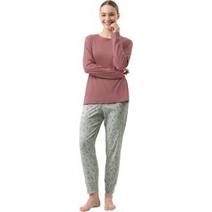 Pyjama 7/8 met lange mouwen voor dames Mey Blooming Buds