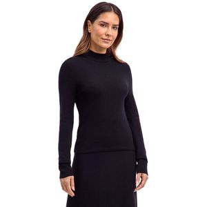FALKE - Favorites Ultrafine Mock Neck - Coltrui - Zwart - Dames