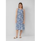 s.Oliver - Midi-jurk - Viscosemix - Mouwloos - All-over print