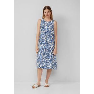 s.Oliver - Midi-jurk - Viscosemix - Mouwloos - All-over print