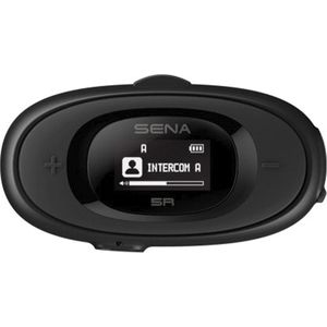 Sena 5r Bluetooth Intercom - Zwart - Communicatiesysteem - 2-weg HD-intercom