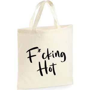 F*cking Hot shopper | 10 Liter | Handtas | Strandtas | Tas | Cadeau | Gift | Print | Bedrukking | 40 x 40 CM