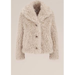 WE Fashion Dames faux fur jas