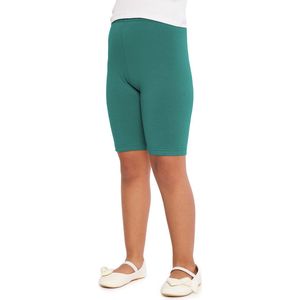 Merry Style MS-MS10-227-LE Meisjes Leggings - Sport - Vrijetijdsbroek - Kort - Katoen - Sporbroek - Yogabroek - Donkerturquoise - 128
