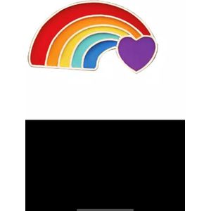 Akyol - Pride broche – LGBT IJS BROCHE - GAYPRIDE BROCHE - gay pride– ijs - regenboog broche - Regenboog - Pride kledingspeld - Gay - lesbian - trans - cadeau - geschenk - gift - verjaardag - feestdag - verassing - respect - gelijk - lgbt – bi