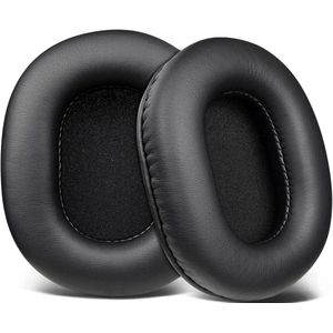 Vervangende oorkussens Geschikt voor Audio Technica ATH M50X M50XBT M50RD M40X M30X M20X MSR7 SX1 monitorhoofdtelefoon, oorkussens van zacht proteïneleer, schuim met hoge dichtheid - zwart