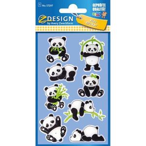 AVERY Doel Vorm ZDesign KIDS Glanzende Sticker 'Panda