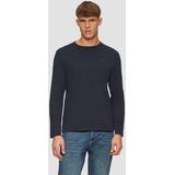 Shirt - Effen - Lange Mouw - Normale Pasvorm - Jersey