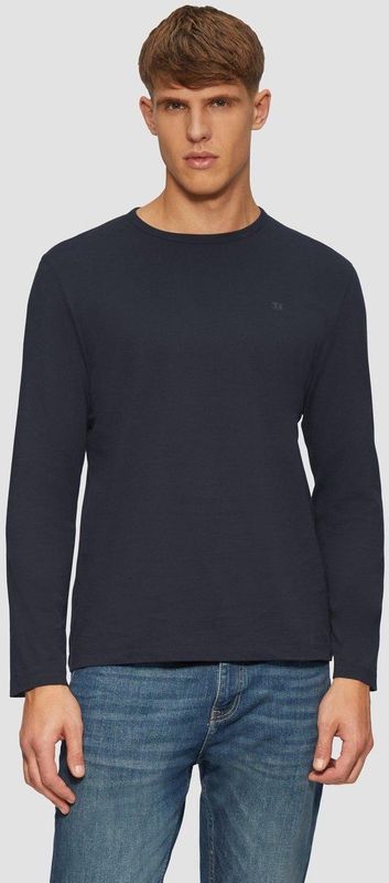 Shirt - Effen - Lange Mouw - Normale Pasvorm - Jersey