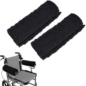 Rolstoel - Armleuningen Kussen - Zwart - Memory Foam Kussen voor Rolstoel Rugleuning