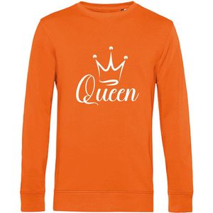 Sweater Queen-Oranje - Wit-S