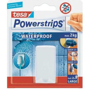 Tesa powerstrips waterproof tandenborstelhouder wit