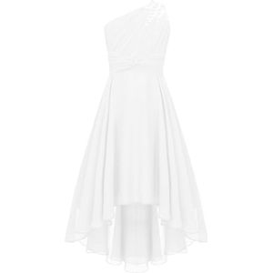 Elegante bruidsjurk voor meisjes - A-lijn, perfect voor ceremonie, bruiloft, communie en verjaardagen