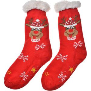 Clayre & Eef Kerstsokken one size Rood Synthetisch