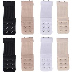 Elastische Bh Verlengstuk - Bh Accessoires - 2 Haken Met 3 Rijen Positioneringsmogelijkheden Voor Aanpasbare Pasvorm - 8 Stuks - Voor Zwangerschap En Meerdere Kleuren