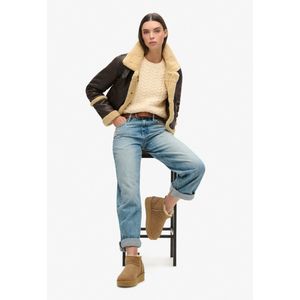 Superdry - WF210076A - Booties - Zwart - Leer