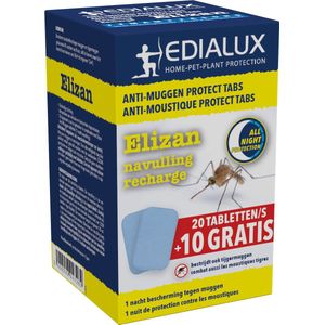 Edialux elizan muggentabletten navulling 30st