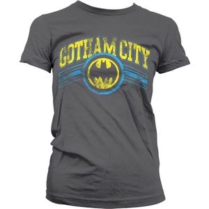 Batman Gotham City Girly T-Shirt Damen Dark-Grey-S