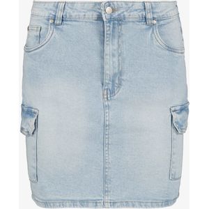 TwoDay dames denim cargo rok lichtblauw - Maat XS