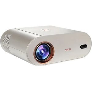 Alincoo D7W Mini Beamer - Full HD 1080P - 1300 Lumens - Wit
